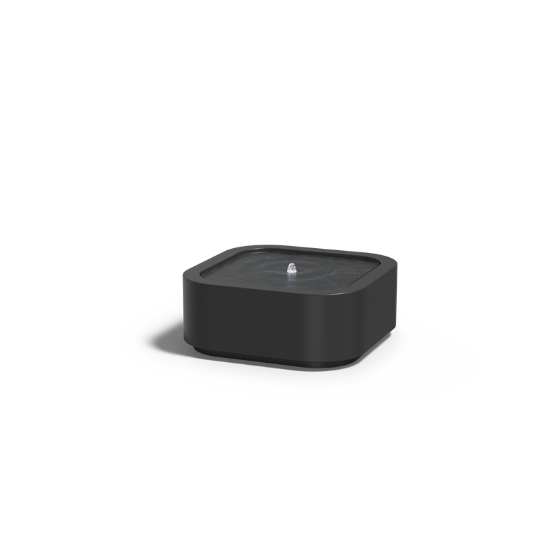 Aluminium Wassertisch Premium 100 x 100 x 40 cm, inkl. LED & Pumpe