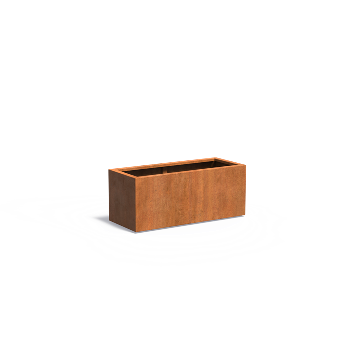 CARREZ rechthoekige cortenstaal plantenbak 120x50x50