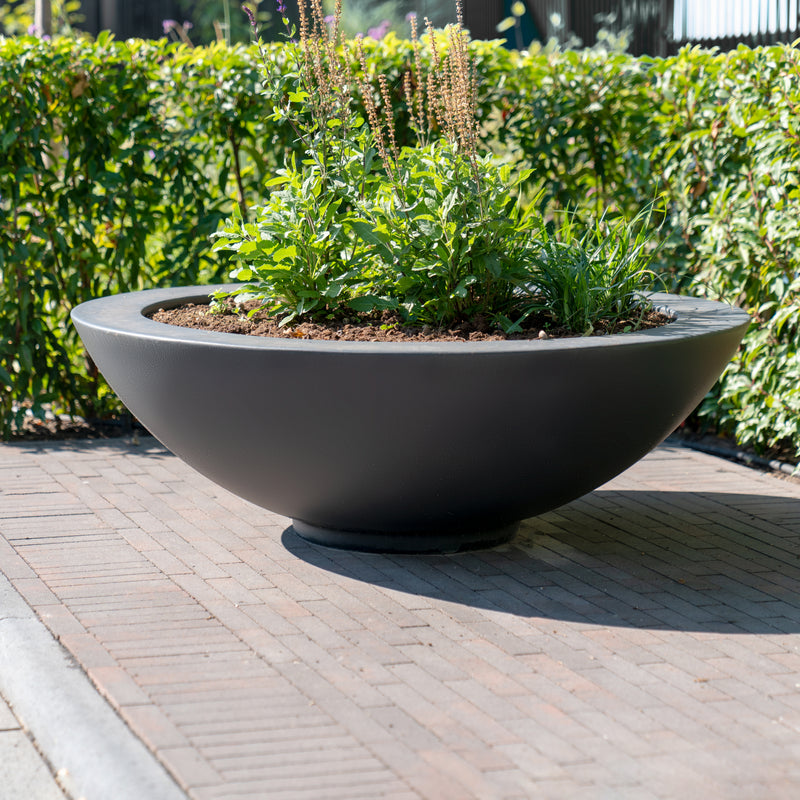 CEDER ronde polyester plantenbak ø120x40 cm