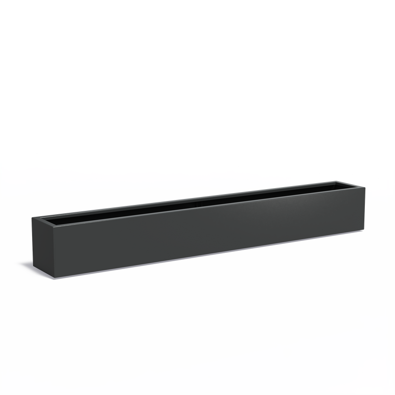 CARREZ aluminium plantenbak 300x40x40 cm met bodem