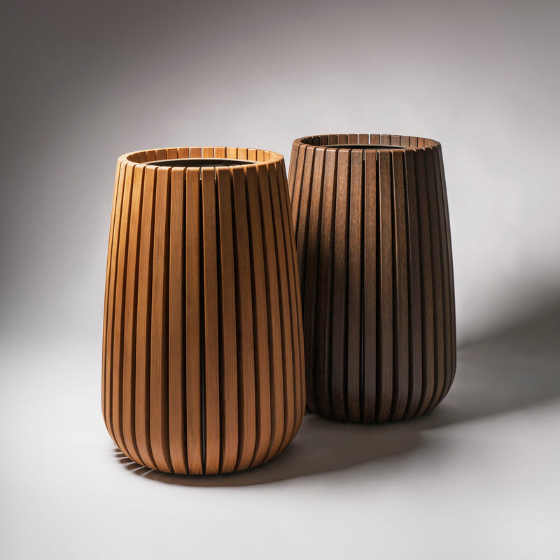 MORI ronde Kebony plantenbak ø98x60 cm