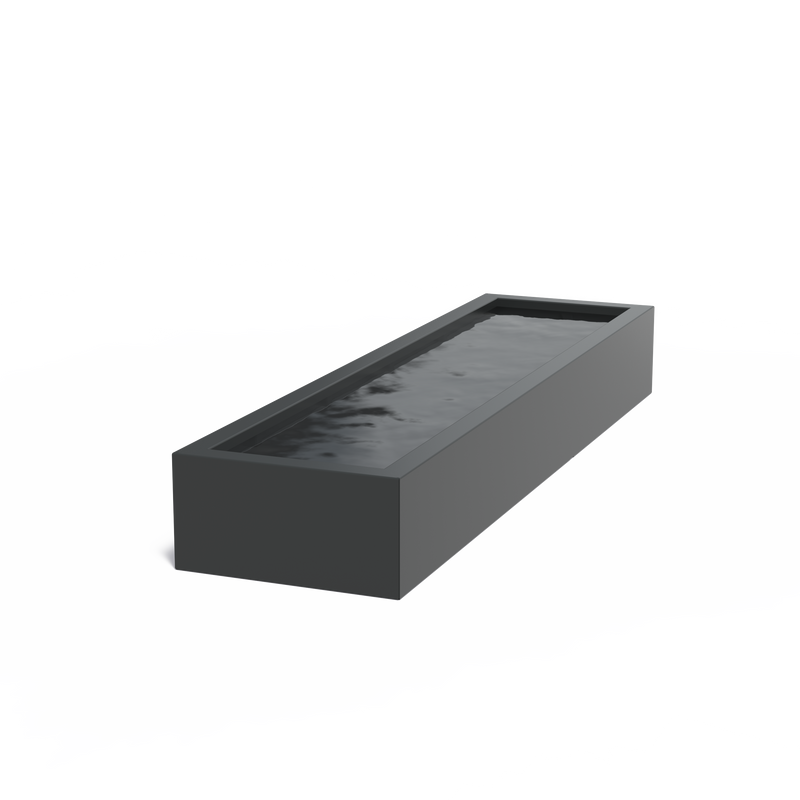 Aluminium kant-en-klare vijver | 300 x 80 x 40 cm