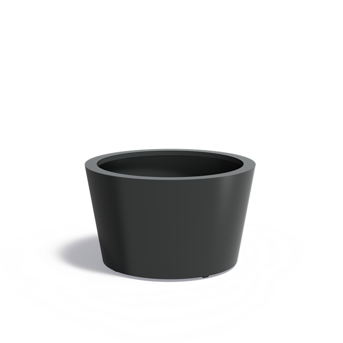 CONIC conische aluminium plantenbak ø100x60 cm met bodem