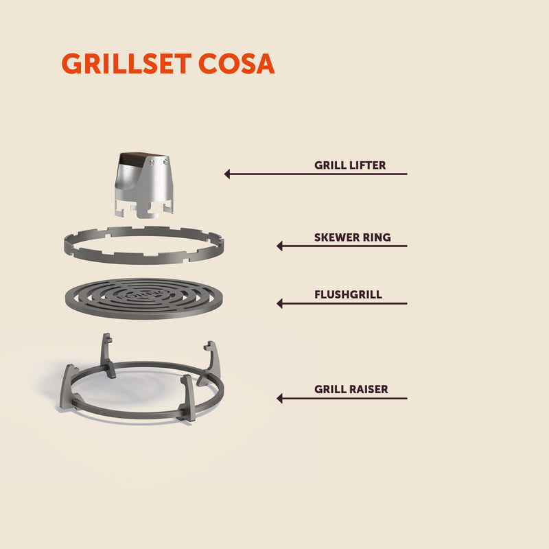 Grillset Seare COSA (FSGS.300) | 354 x 354 x 91 mm