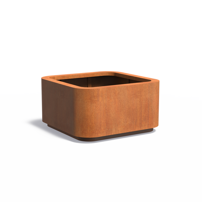 Cortenstahl Pflanzgefäß ROHIN | 150 x 150 x 80 cm
