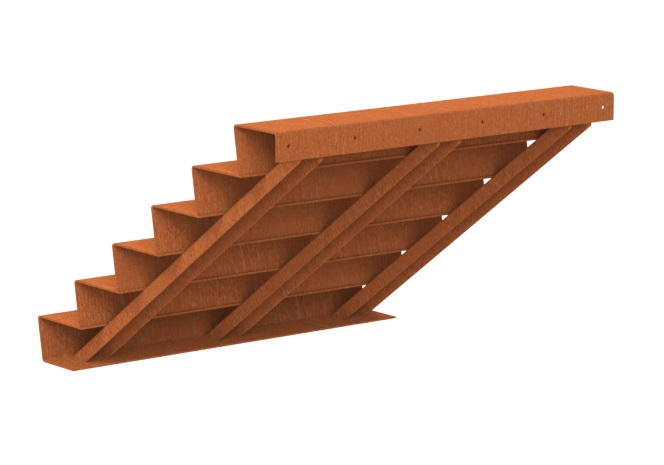 trap aanzicht achterzijde