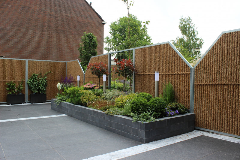 Kokowall tuinscherm afgeschuind