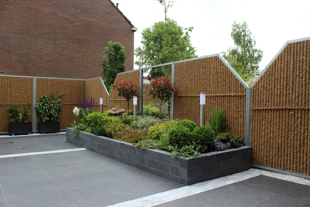 Kokowall scherm afgeschuind