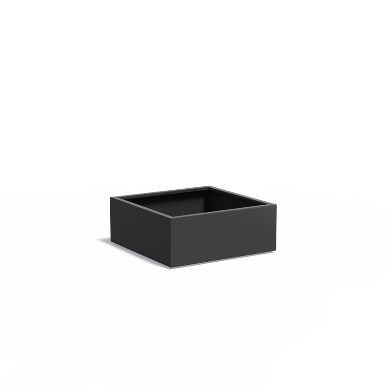 Aluminium Pflanzkübel CARREZ | 100 x 100 x 40 cm