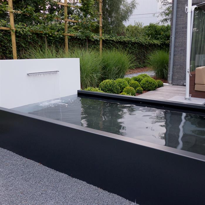 Aluminium Fertigteich | 400 x 100 x 60 cm
