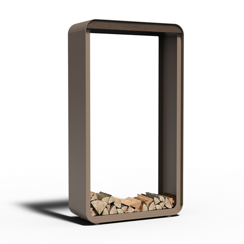 Aluminium Holzlager SERRA | 100 x 40 x 80 cm