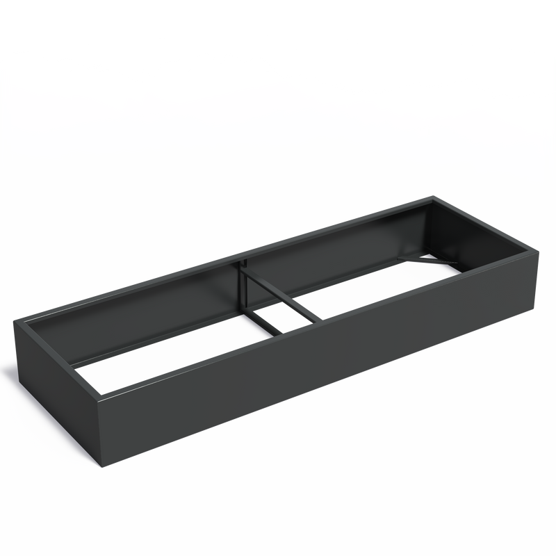 CARREZ aluminium plantenbak 300x100x40 zonder bodem