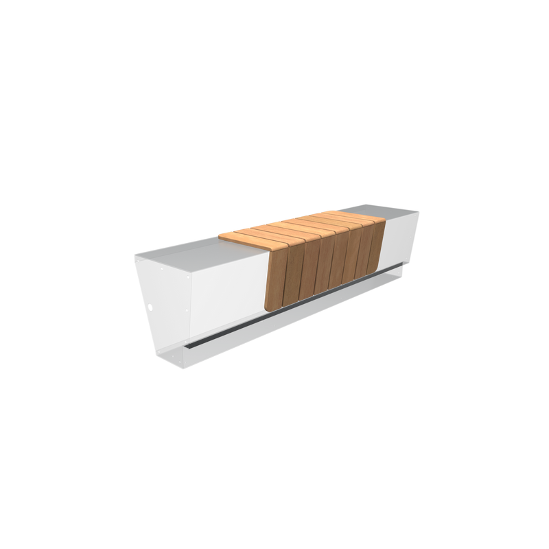 Garapa Holzsitzfläche REVERT ca. 104x43x36