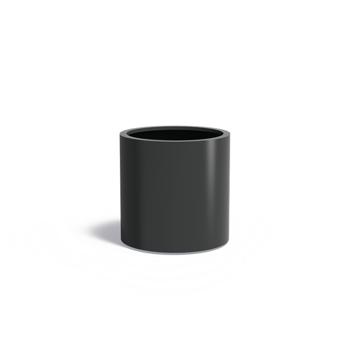 CIRCUM ronde aluminium plantenbak ø80x80 cm met bodem