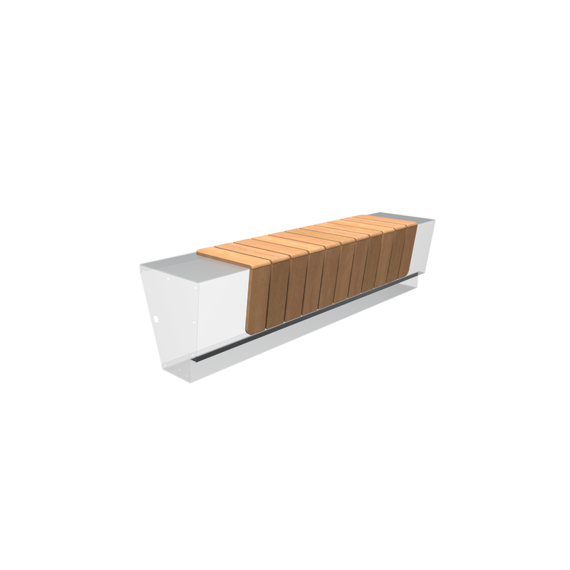 Garapa Holzsitzfläche REVERT ca. 144x43x36