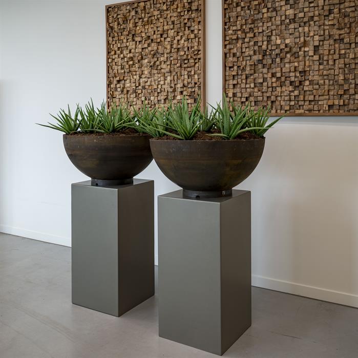 Aluminium sokkel | 100 x 100 x 40 cm
