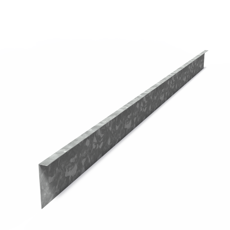 Kantopsluiting verzinkt - gezette rand 2300x2×100 mm