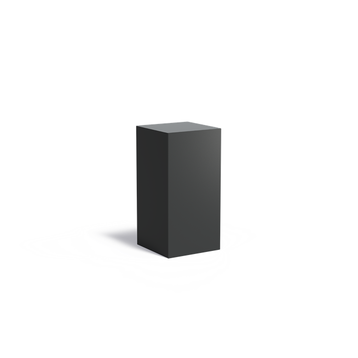 Aluminium sokkel | 50 x 50 x 100 cm
