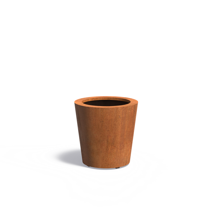 cortenstaal planter conic
