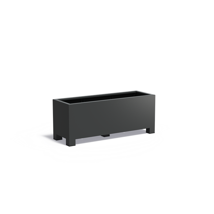 CARREZ aluminium plantenbak 150x50x60 cm met poten