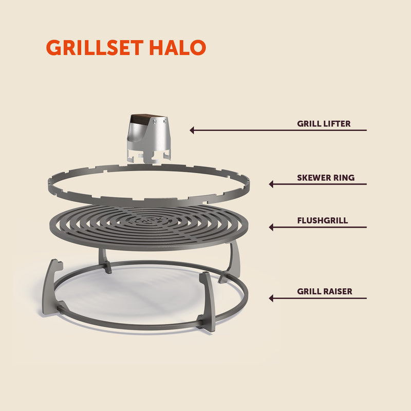 Grillset SEARE Halo (FSGS.500) 581 x 581 x 143 mm