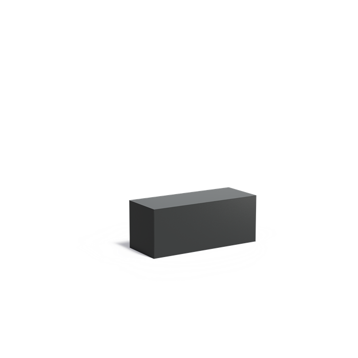 Aluminium sokkel | 100 x 40 x 40 cm