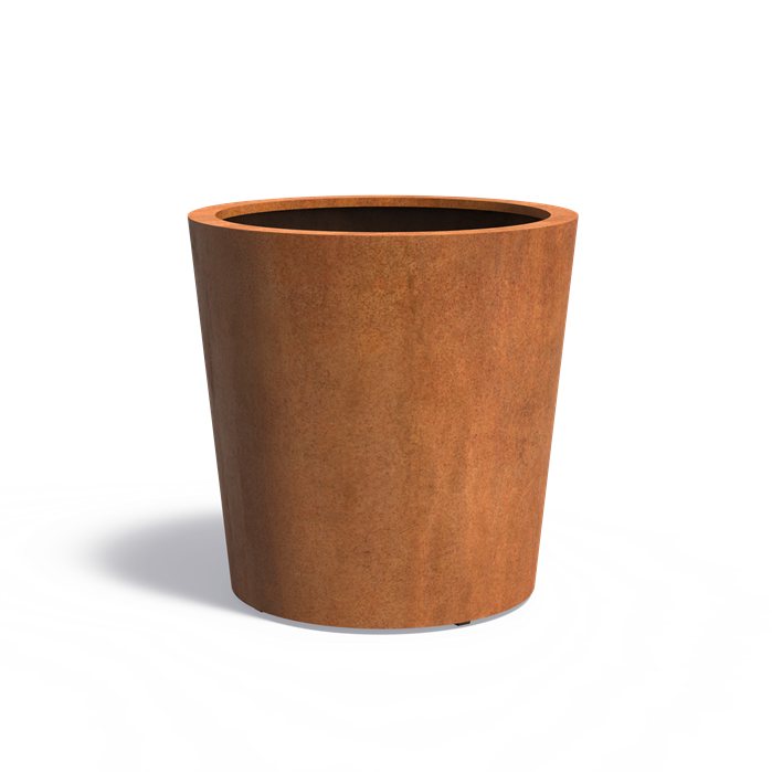 cortenstaal planter conic