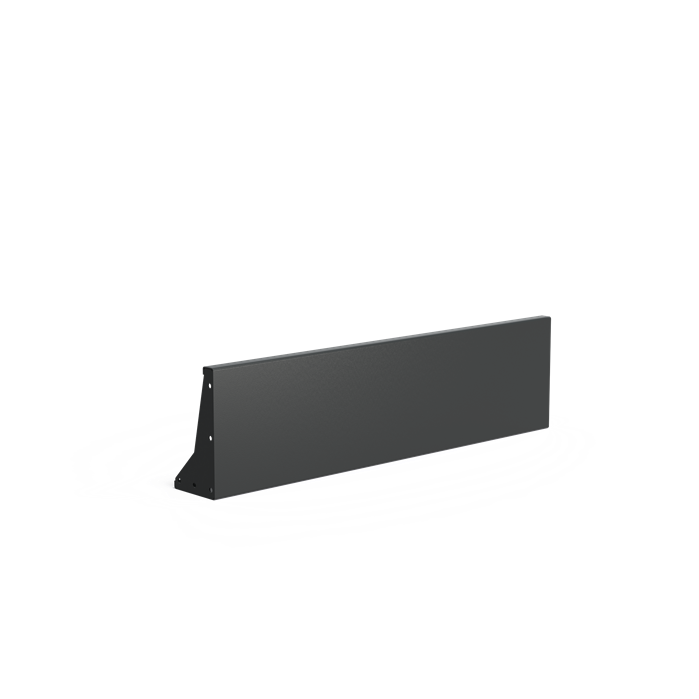Stützwand - Gerade | 150 x 20 x 40 cm | Aluminium