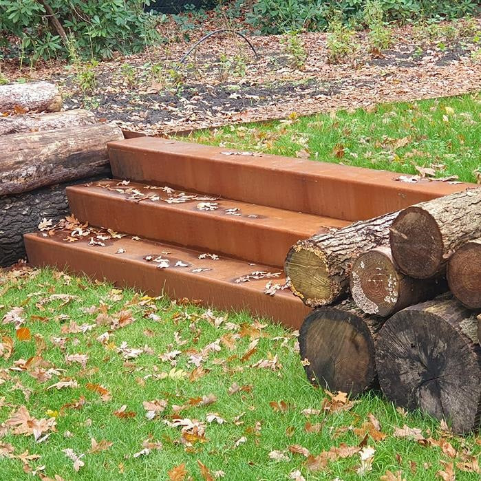 Adezz corten buitentrap CST