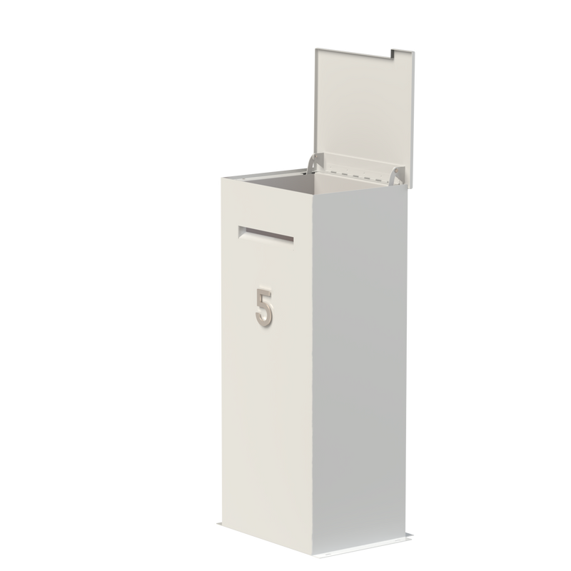 Pakket-brievenbus CASE - aluminium 