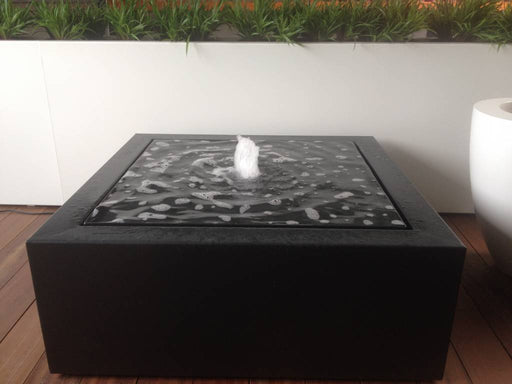 watertafel aluminium vierkant